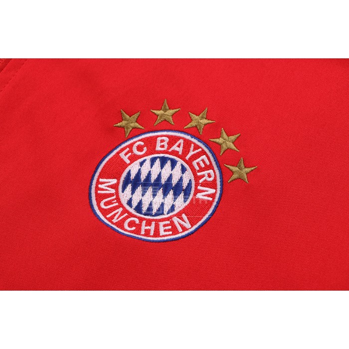 Chandal de Chaqueta del Bayern Munich 22-23 Rojo - Haga un click en la imagen para cerrar